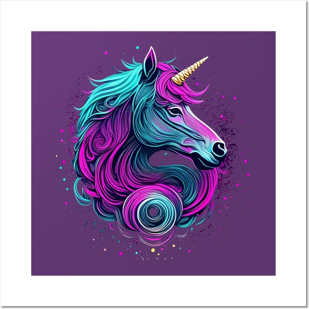 Magical Unicorn | #Vizewls Wall Art by Vizewls